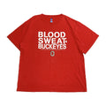 エヌシーエーエー NCAA Tシャツ レッド オハイオ メンズXXL