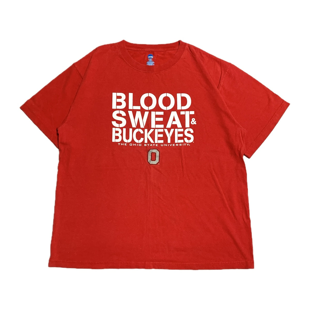 エヌシーエーエー NCAA Tシャツ レッド オハイオ メンズXXL