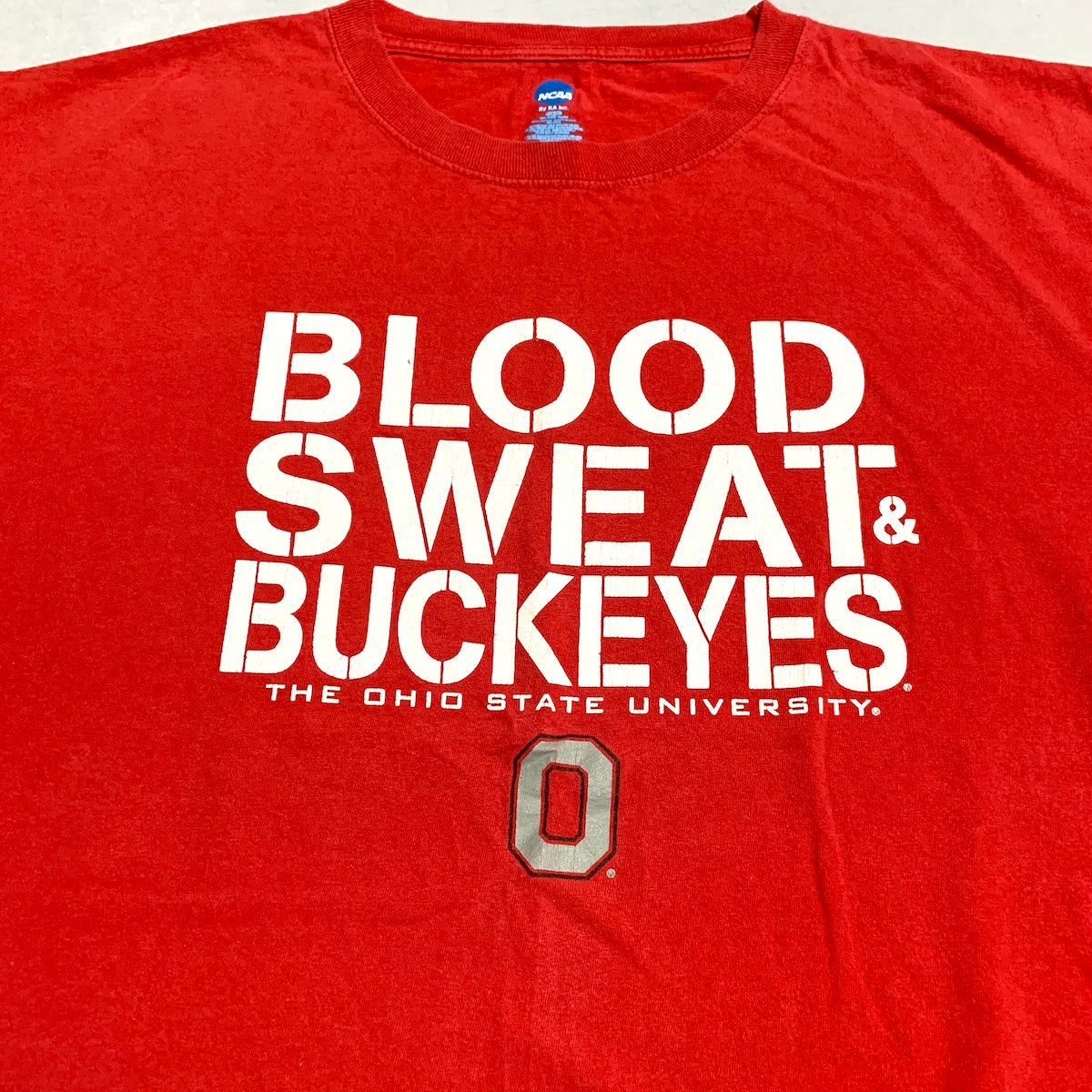 エヌシーエーエー NCAA Tシャツ レッド オハイオ メンズXXL