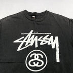 ステューシー STUSSY Tシャツ ロサンゼルス ブラック メンズL