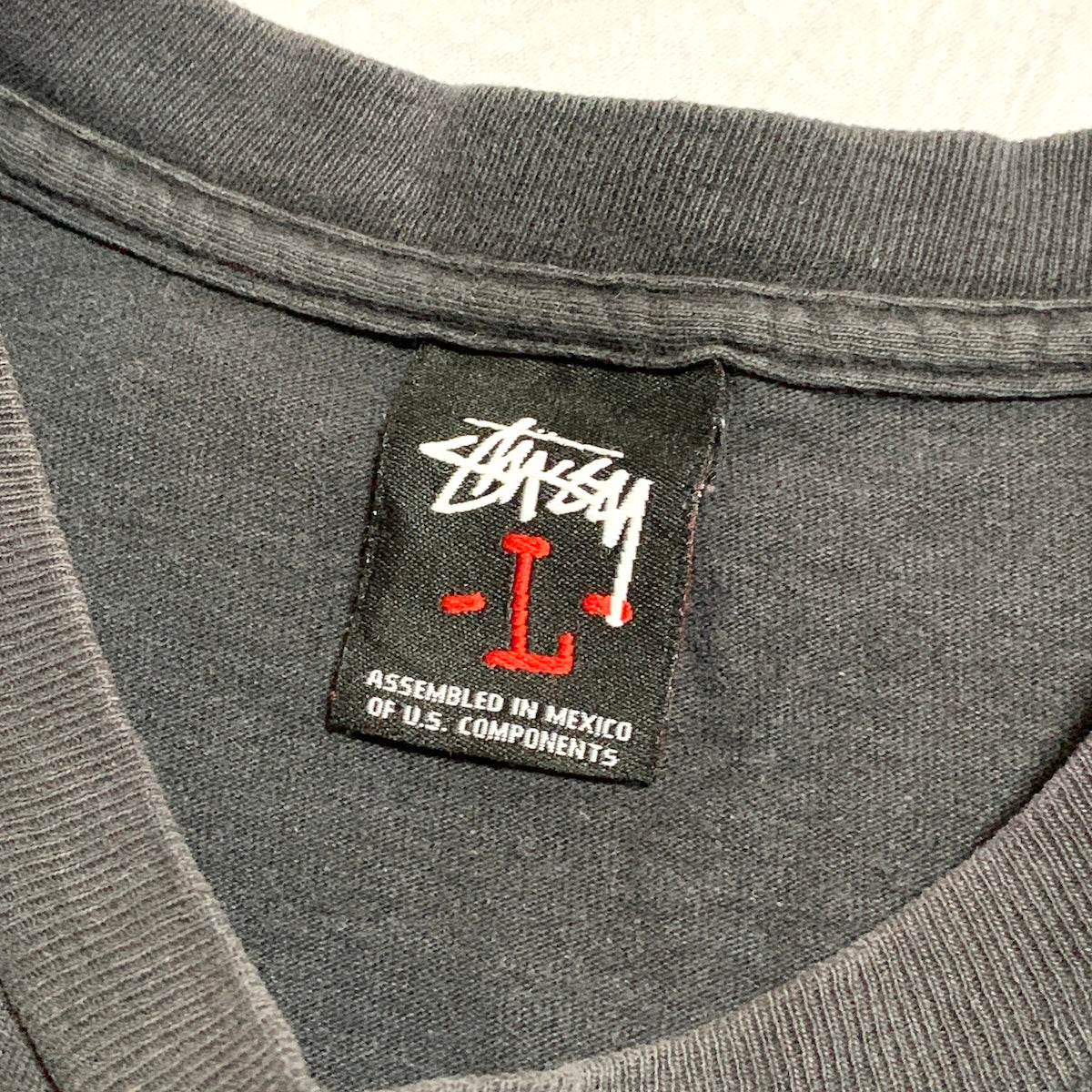 ステューシー STUSSY Tシャツ ロサンゼルス ブラック メンズL