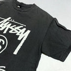 ステューシー STUSSY Tシャツ ロサンゼルス ブラック メンズL