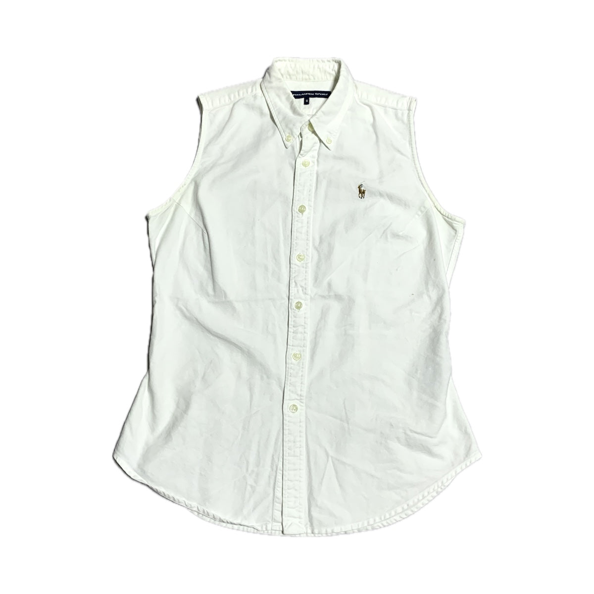 ラルフローレンスポーツ RALPH LAUREN SPORT ノースリーブ ホワイト レディースM