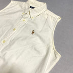 ラルフローレンスポーツ RALPH LAUREN SPORT ノースリーブ ホワイト レディースM