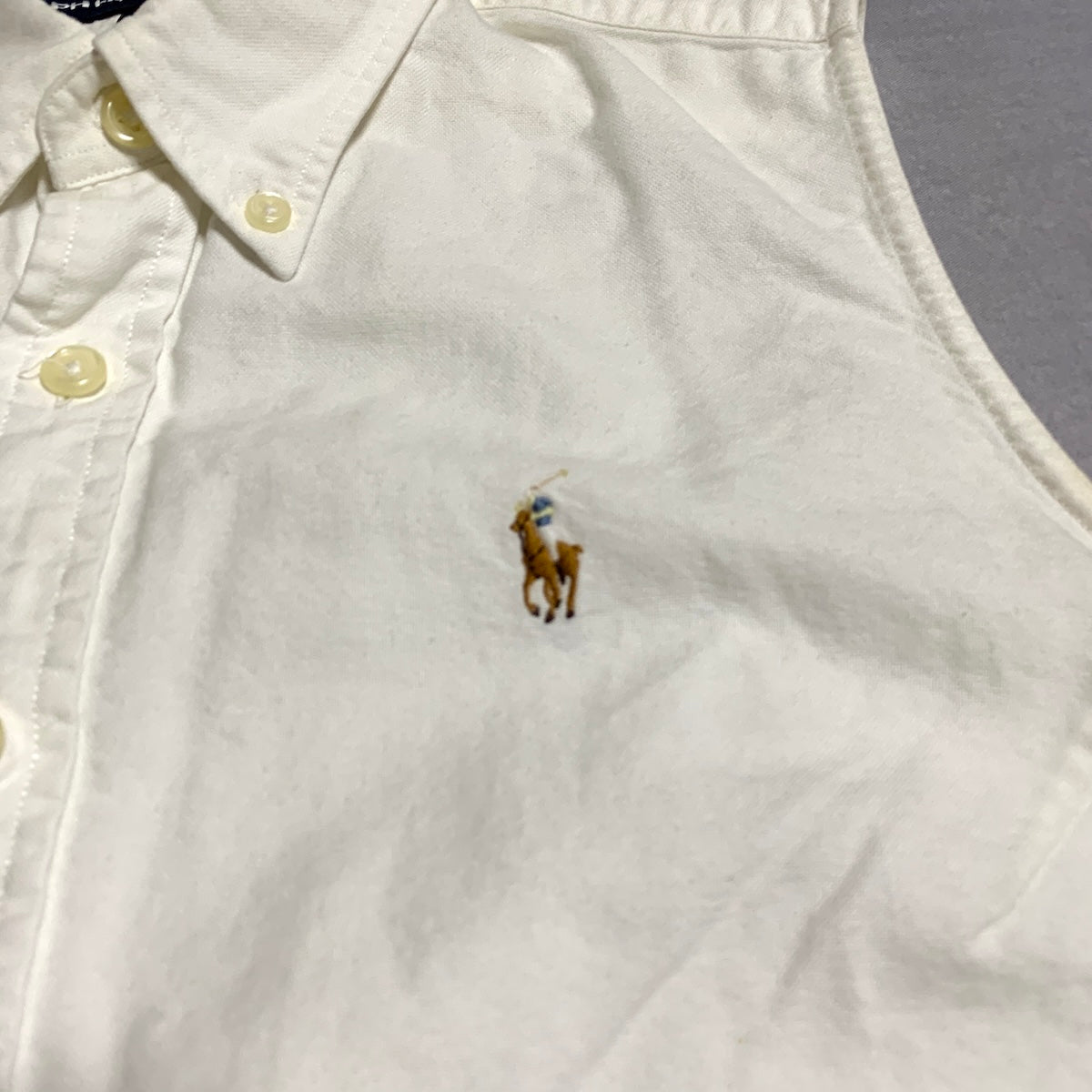 ラルフローレンスポーツ RALPH LAUREN SPORT ノースリーブ ホワイト レディースM