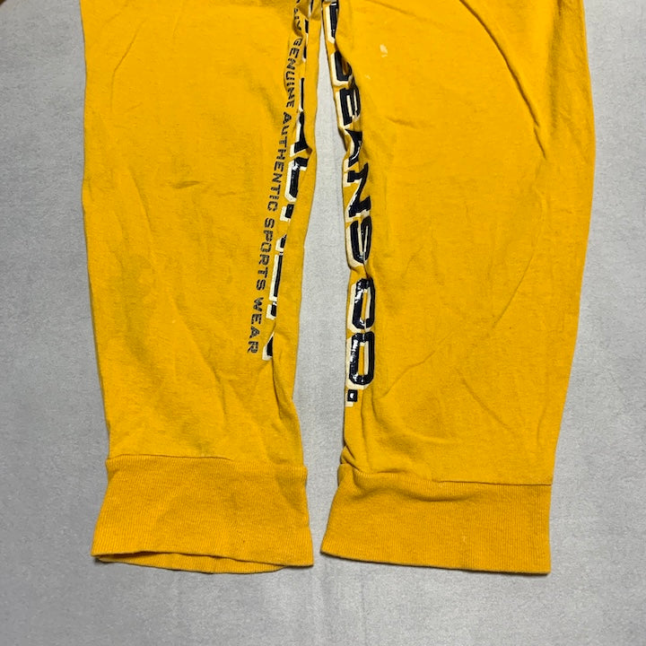 ポロジーンズカンパニー 古着 ロンT イエロー ビッグロゴ XL