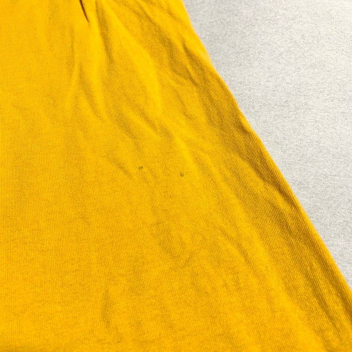 ポロジーンズカンパニー 古着 ロンT イエロー ビッグロゴ XL