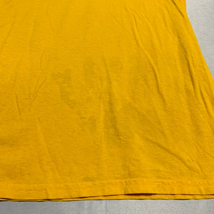 ポロジーンズカンパニー 古着 ロンT イエロー ビッグロゴ XL