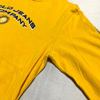 ポロジーンズカンパニー 古着 ロンT イエロー ビッグロゴ XL