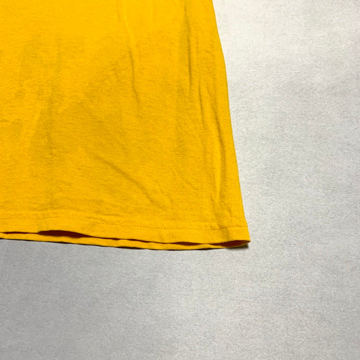 ポロジーンズカンパニー 古着 ロンT イエロー ビッグロゴ XL