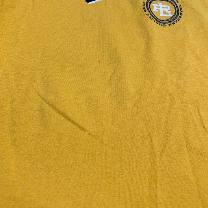 ポロジーンズカンパニー 古着 ロンT イエロー ビッグロゴ XL