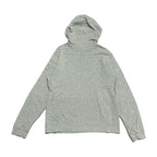 ナイキ 古着  パーカー グレー ビッグロゴ レディースL