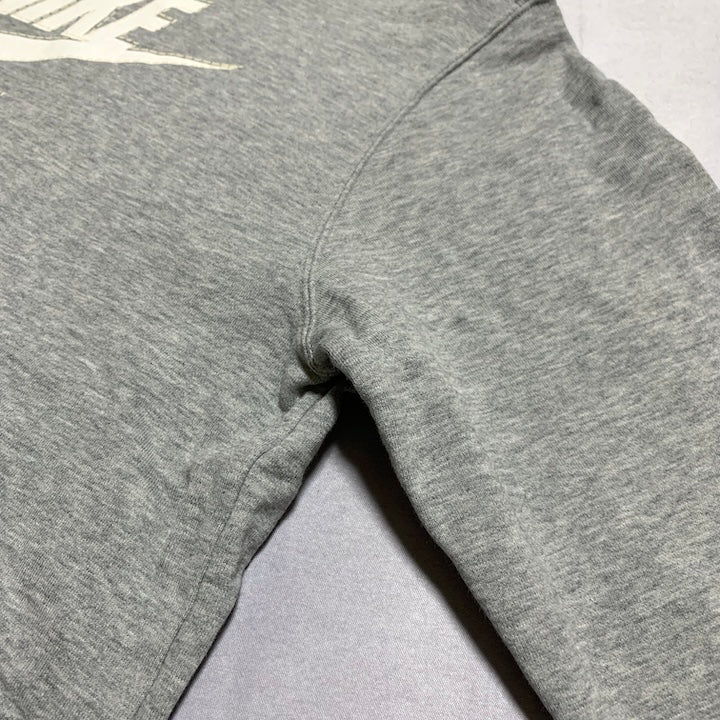 ナイキ 古着  パーカー グレー ビッグロゴ レディースL