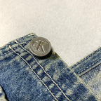 カルバンクラインジーンズ 古着  オーバーオール スカイブルー S