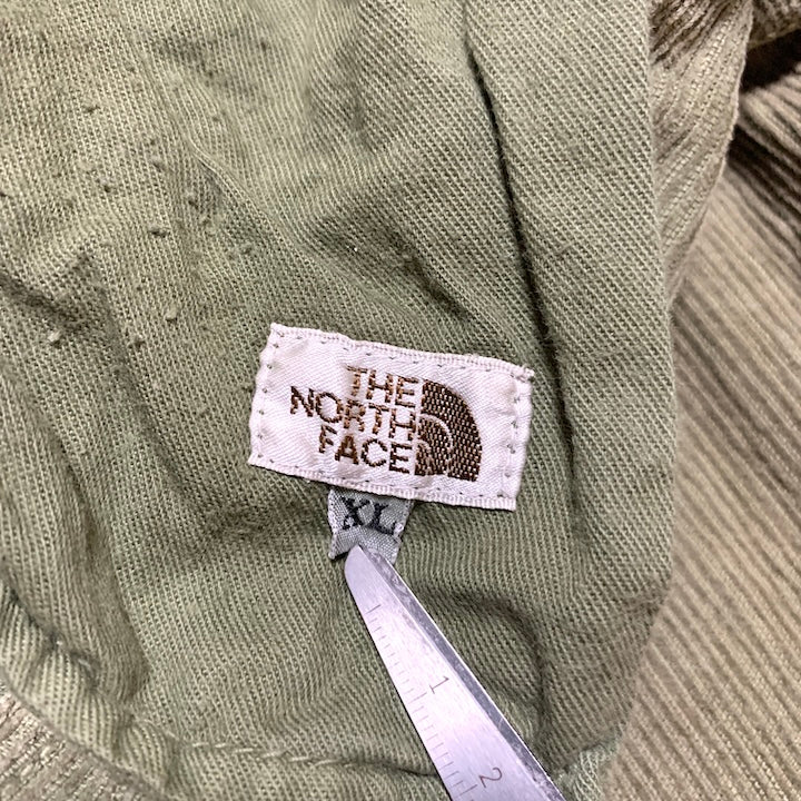 ザノースフェイス 古着  コーデュロイパンツ カーキ カーゴパンツ XL