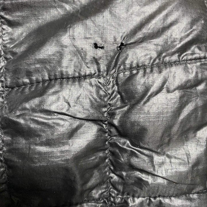 ザノースフェイス 古着  ダウンジャケット 薄手 ブラック L