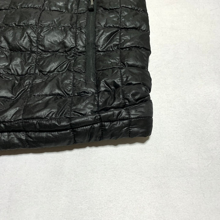 ザノースフェイス 古着  ダウンジャケット 薄手 ブラック L