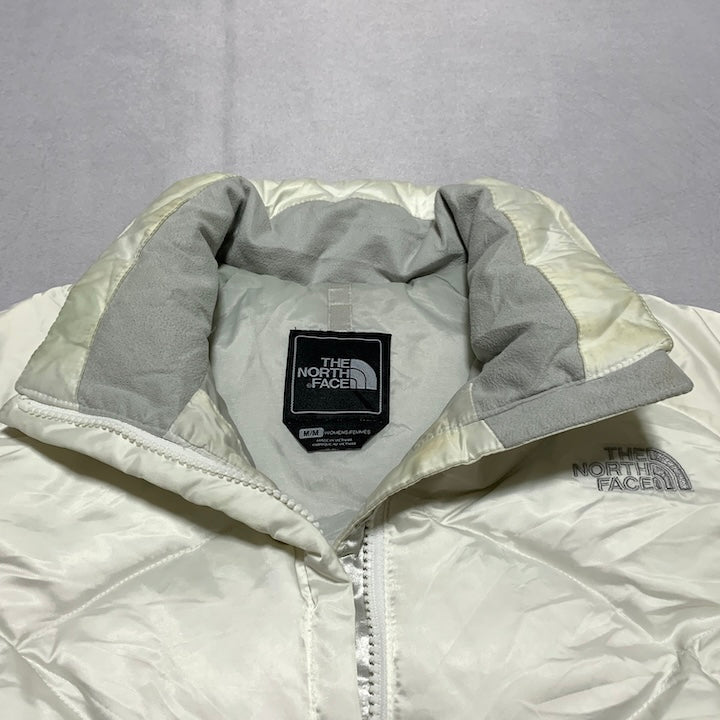ザノースフェイス 古着  ダウンジャケット 550 ホワイト レディースM