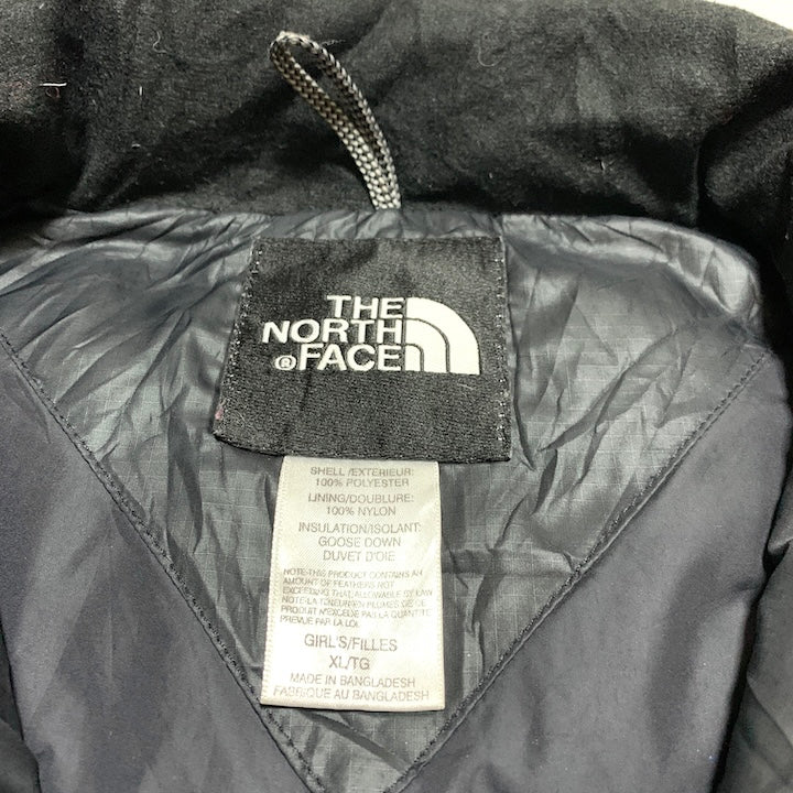 ザノースフェイス 古着  ダウンジャケット ブラック レディースXL