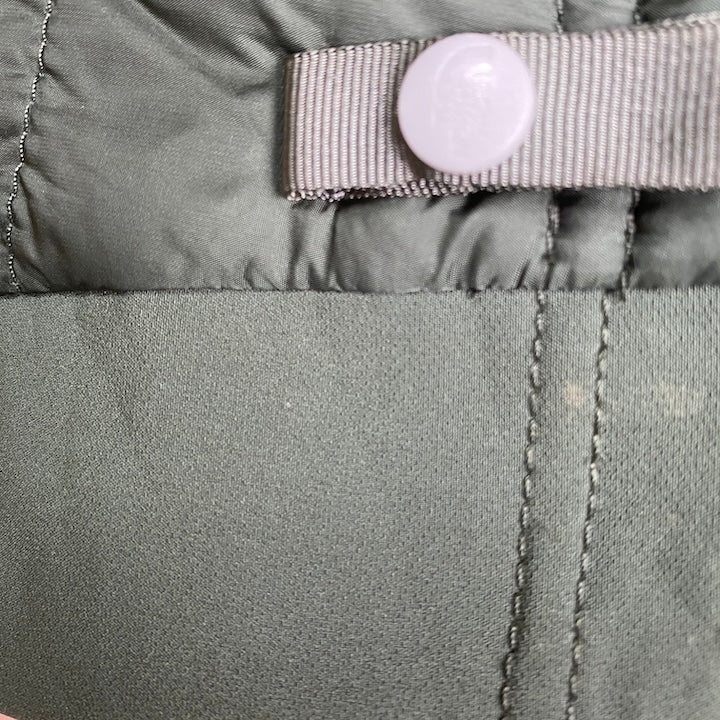 ザノースフェイス 古着  ダウンジャケット 薄手 ナイロン カーキ XL