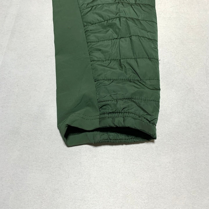 ザノースフェイス 古着  ダウンジャケット 薄手 ナイロン カーキ XL