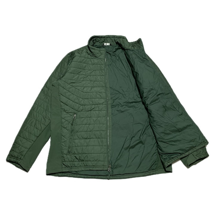 ザノースフェイス 古着  ダウンジャケット 薄手 ナイロン カーキ XL
