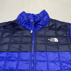 ザノースフェイス 古着  ダウンジャケット ブルー 推定XS