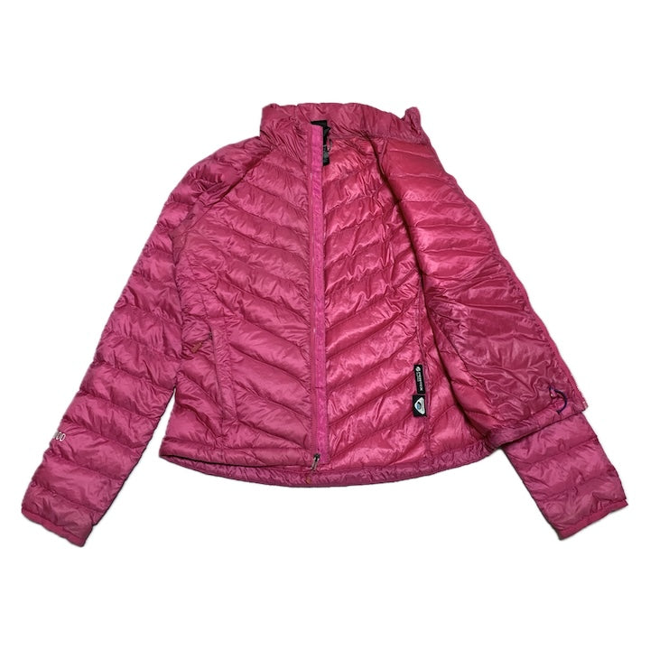 ザノースフェイス 古着  ダウンジャケット 800 ピンク レディースS