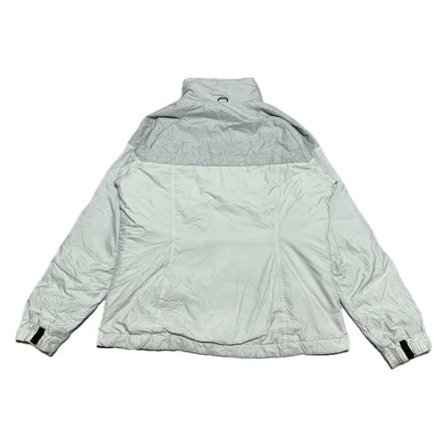 ザノースフェイス 古着  ダウンジャケット 薄手 ホワイト 裏フリース レディースL