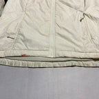 ザノースフェイス 古着  ダウンジャケット 薄手 ホワイト 裏フリース レディースL