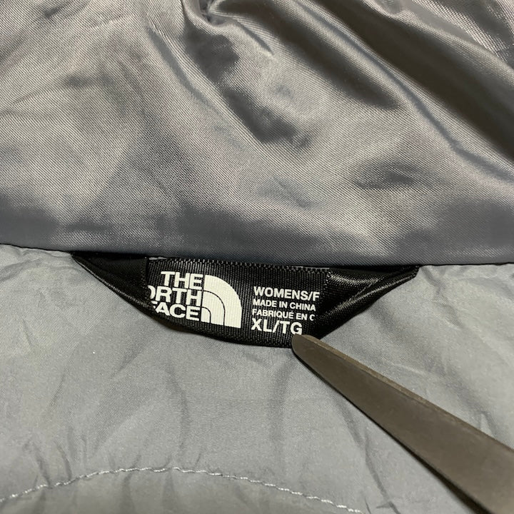 ザノースフェイス 古着  ダウンベスト 550 メタル レディースXL