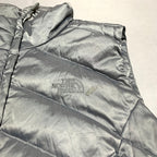 ザノースフェイス 古着  ダウンベスト 550 メタル レディースXL