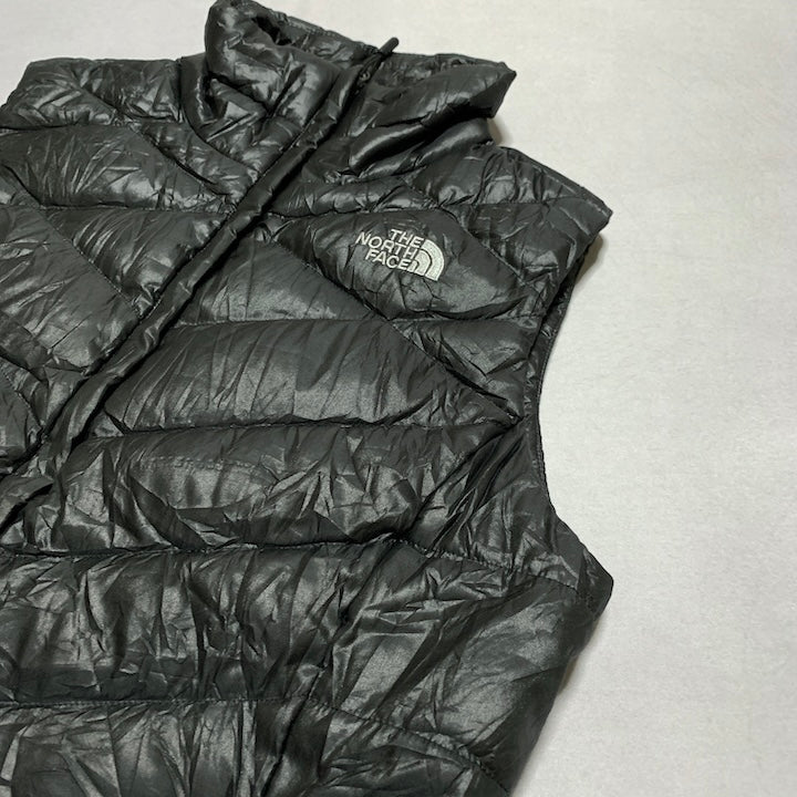 ザノースフェイス 古着  ダウンベスト 550 ブラック レディースS