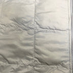 ザノースフェイス 古着  ダウンベスト 薄手 ライトグレー 企業ロゴ XL