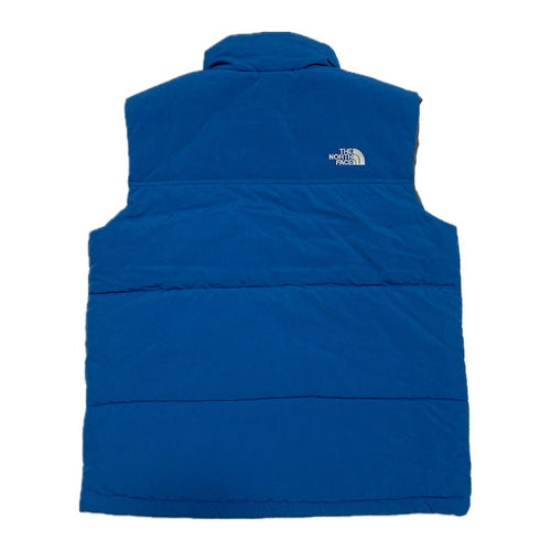 ザノースフェイス 古着  ダウンベスト グレーブルー 推定XXS