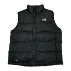 ザノースフェイス 古着  ダウンベスト ナイロン 550 ブラック XL