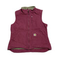 カーハート Carhartt ダックベスト ピンク 裏ボア レディースL