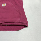 カーハート Carhartt ダックベスト ピンク 裏ボア レディースL