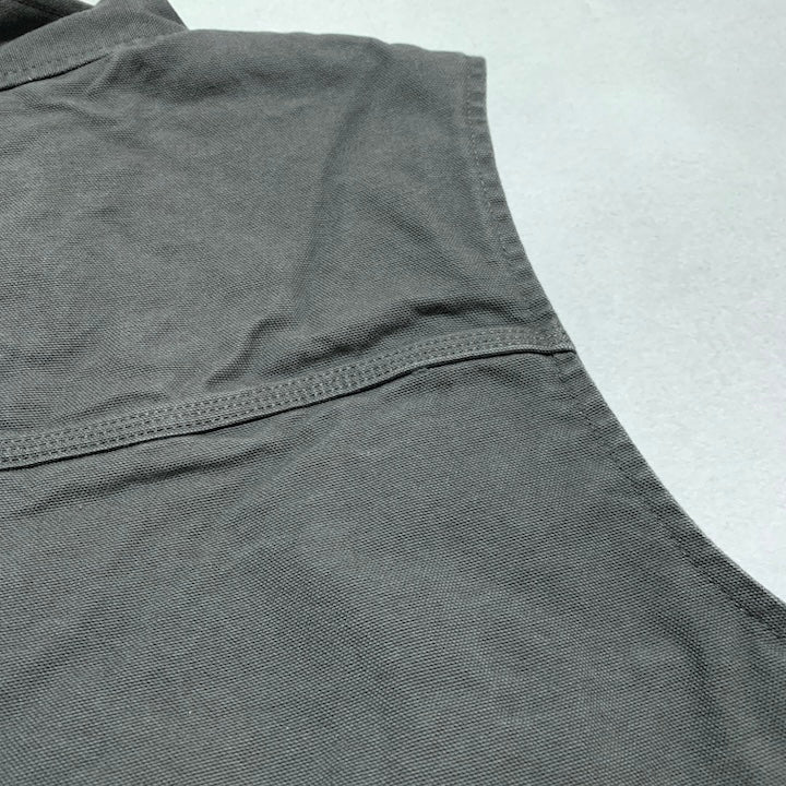 カーハート Carhartt ダックベスト 裏ボア グレー メンズ2XL