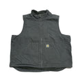 カーハート Carhartt ダックベスト 裏ボア グレー メンズ2XL