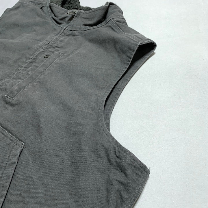 カーハート Carhartt ダックベスト 裏ボア グレー メンズ2XL