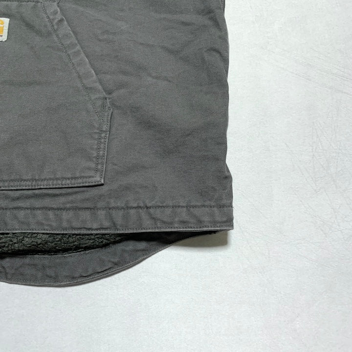 カーハート Carhartt ダックベスト 裏ボア グレー メンズ2XL