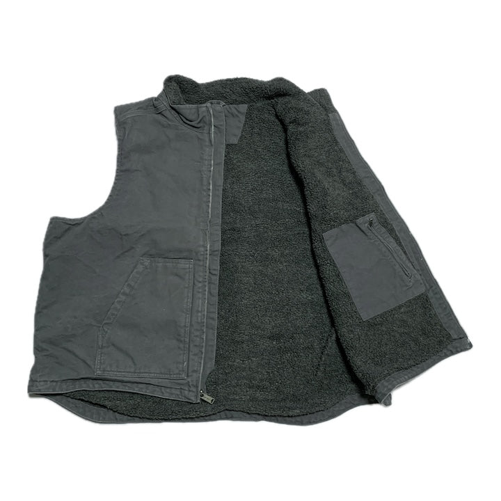 カーハート Carhartt ダックベスト 裏ボア グレー メンズ2XL