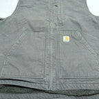 カーハート Carhartt ダックベスト 裏ボア グレー メンズ2XL