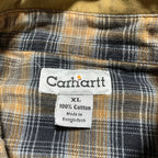 カーハート Carhartt シャツジャケット 厚手 ベージュ ライトアウター メンズXL