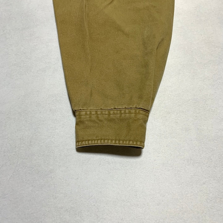 カーハート Carhartt シャツジャケット 厚手 ベージュ ライトアウター メンズXL