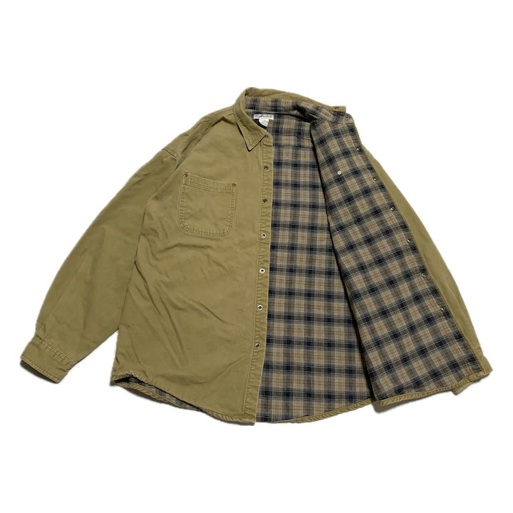 カーハート Carhartt シャツジャケット 厚手 ベージュ ライトアウター メンズXL