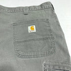 カーハート Carhartt ハーフパンツ ワークパンツ グレー メンズXXL