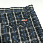ディッキーズ Dickies ハーフパンツ チェック ブルー メンズXXL