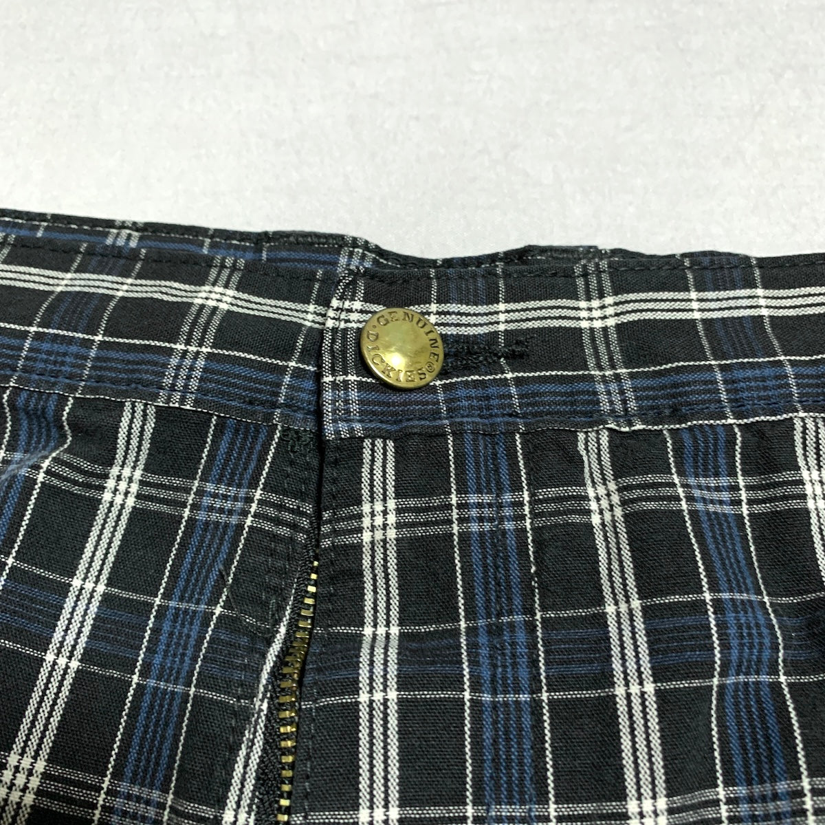 ディッキーズ Dickies ハーフパンツ チェック ブルー メンズXXL